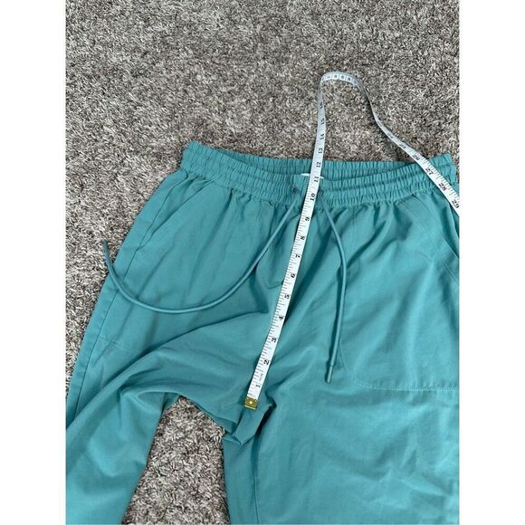 Aritzia TNA Speed Jogger Athletic Drawstring Tapered Leg Pull on Teal Blue Sz M - Picture 8 of 10